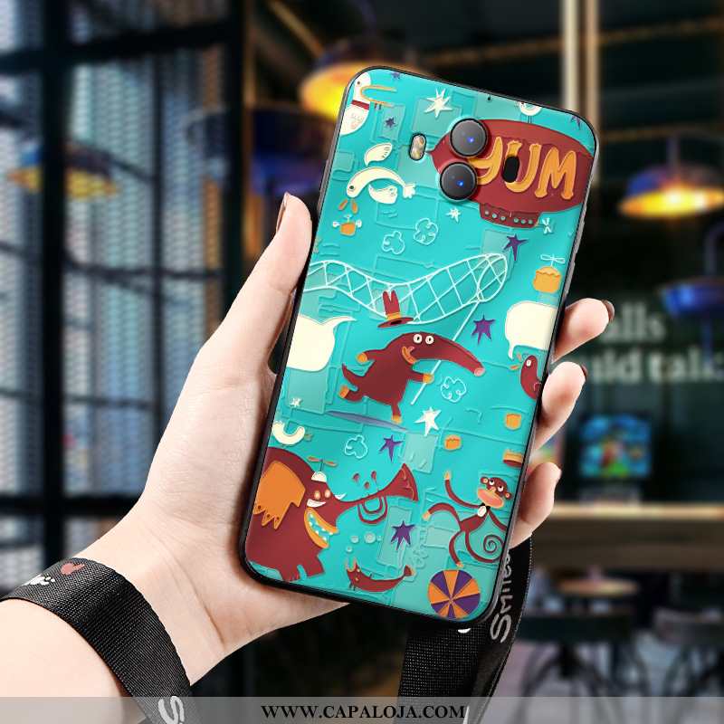 Capas Huawei Mate 10 Protetoras Feminino Criativas Personalizado Azul Escuro, Capa Huawei Mate 10 Fo