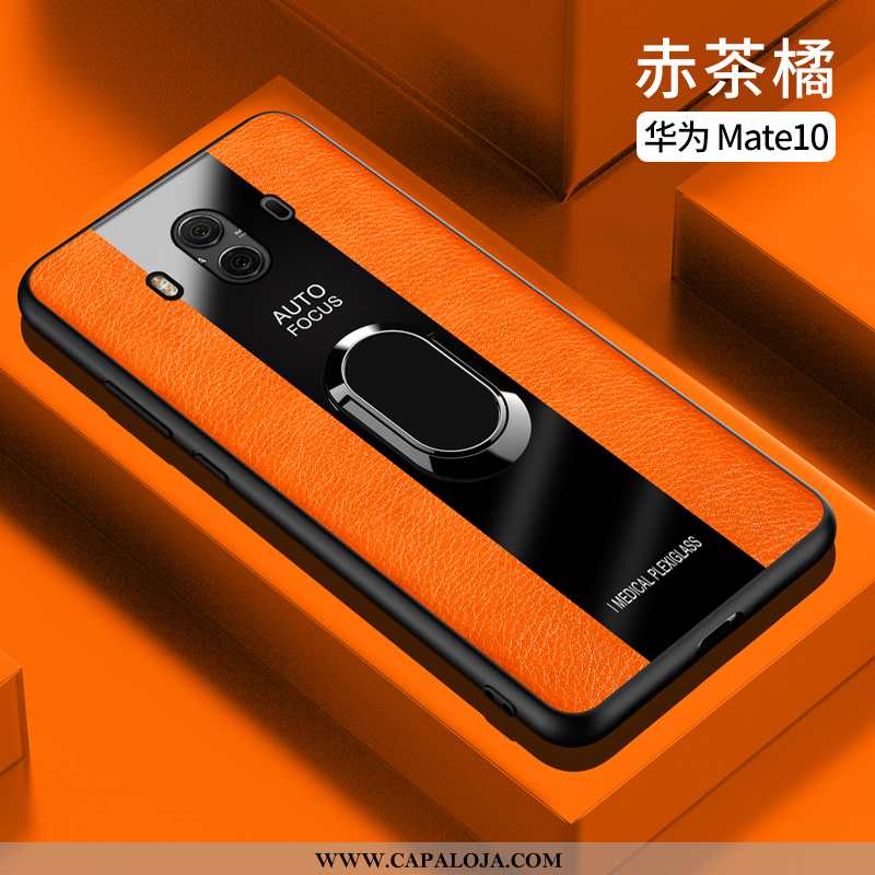 Capas Huawei Mate 10 Silicone Super Slim Laranja, Capa Huawei Mate 10 Personalizada Baratos