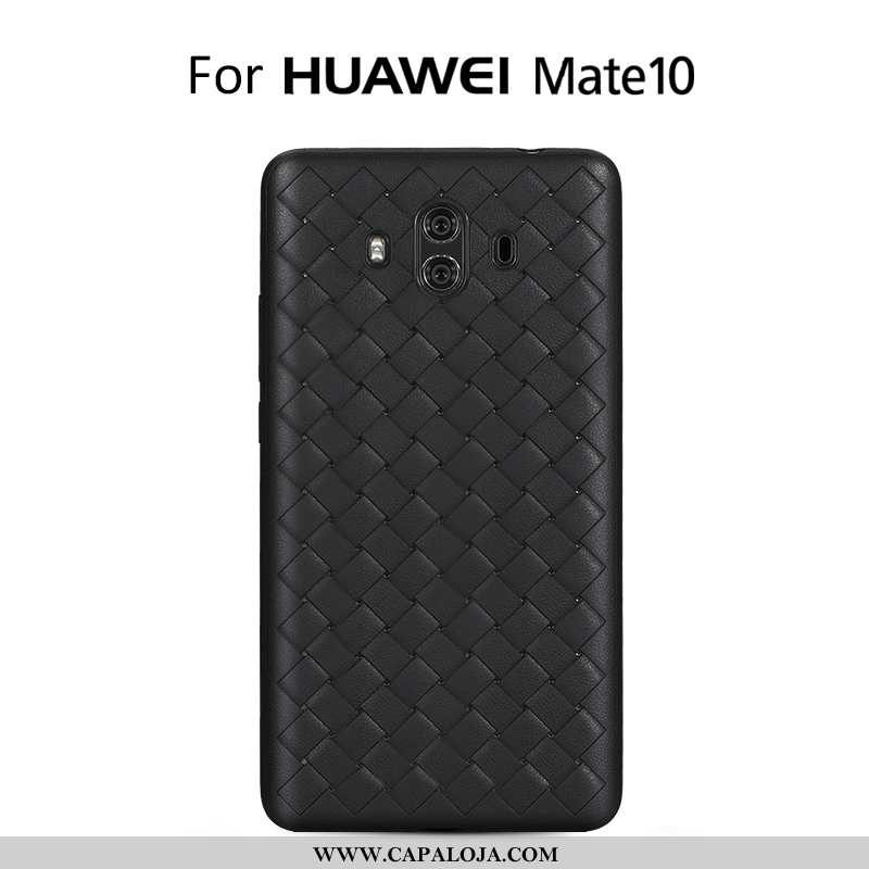 Capas Huawei Mate 10 Super Couro Tendencia Silicone Rosa, Capa Huawei Mate 10 Protetoras Barato