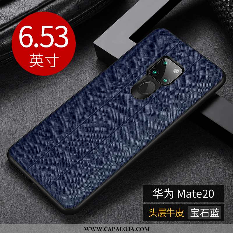 Capas Huawei Mate 20 Couro Genuíno Protetoras De Grau Verde, Capa Huawei Mate 20 Slim Online