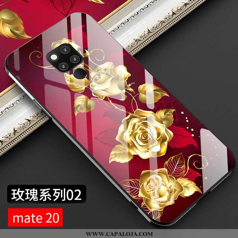 Capas Huawei Mate 20 Criativas Malha Vermelha Series Vermelho, Capa Huawei Mate 20 Tendencia Online