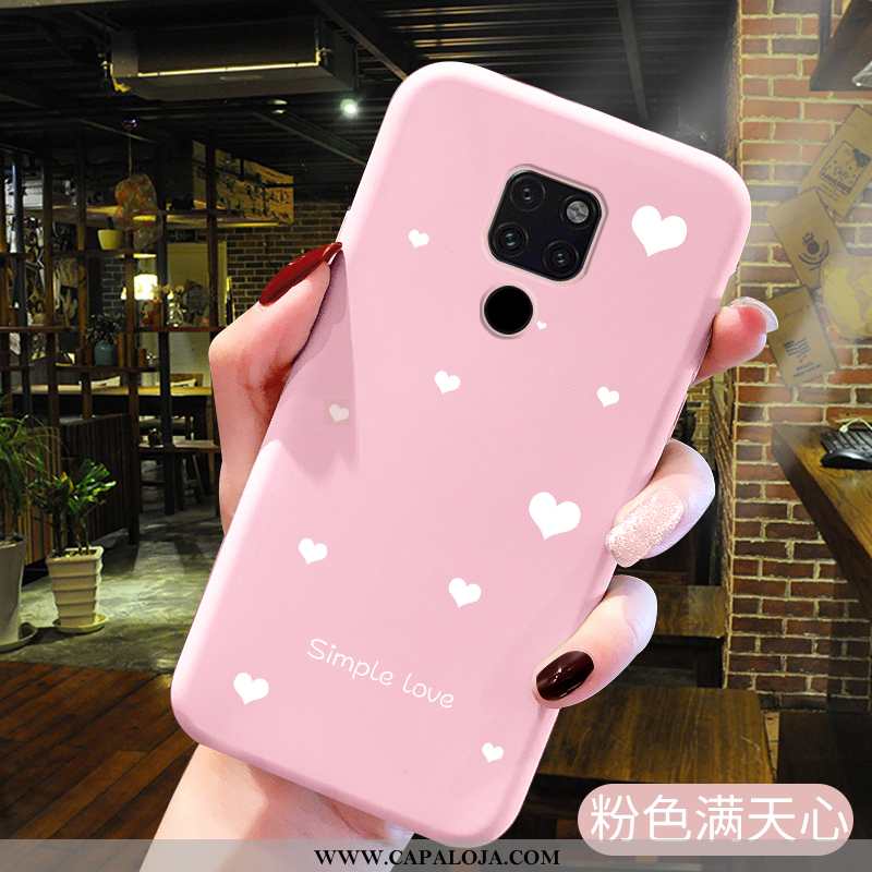 Capas Huawei Mate 20 Desenho Animado Soft Nova Rosa, Capa Huawei Mate 20 Tendencia Online