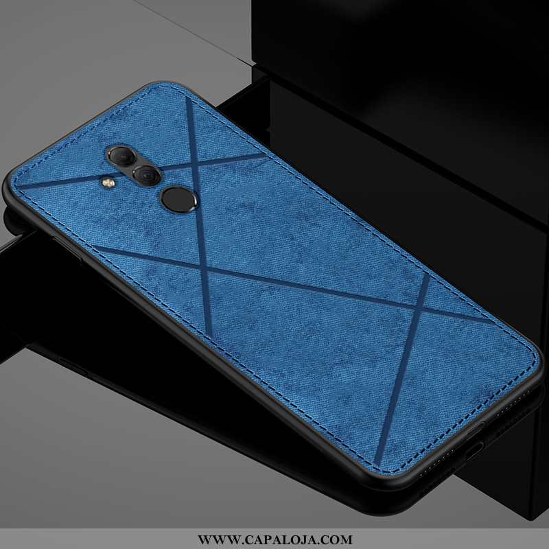 Capas Huawei Mate 20 Lite Silicone Slim Original Antiqueda Azul, Capa Huawei Mate 20 Lite Moda Venda