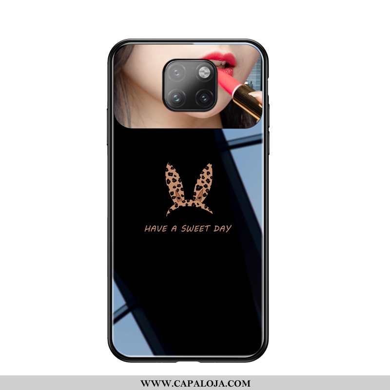 Capas Huawei Mate 20 Pro Bonitos Protetoras Minimalista Preto, Capa Huawei Mate 20 Pro Slim Barato