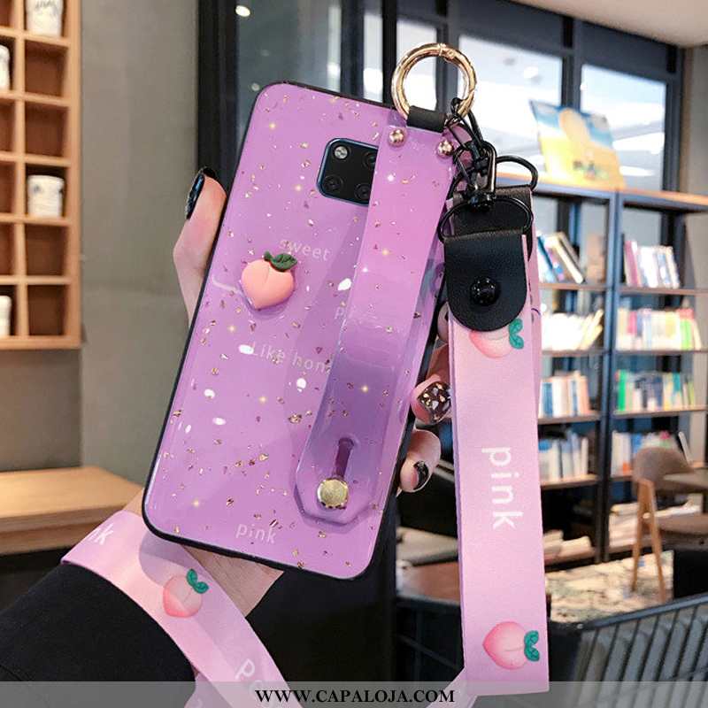 Capas Huawei Mate 20 Pro Cordao Tendencia Fofas Antiqueda Verde, Capa Huawei Mate 20 Pro Criativas B