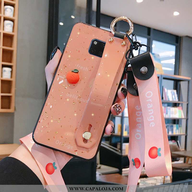 Capas Huawei Mate 20 Pro Cordao Tendencia Fofas Antiqueda Verde, Capa Huawei Mate 20 Pro Criativas B