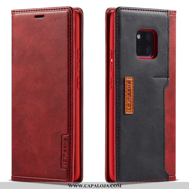 Capas Huawei Mate 20 Pro Couro Legitimo Azul Cases, Capa Huawei Mate 20 Pro Minimalista Venda