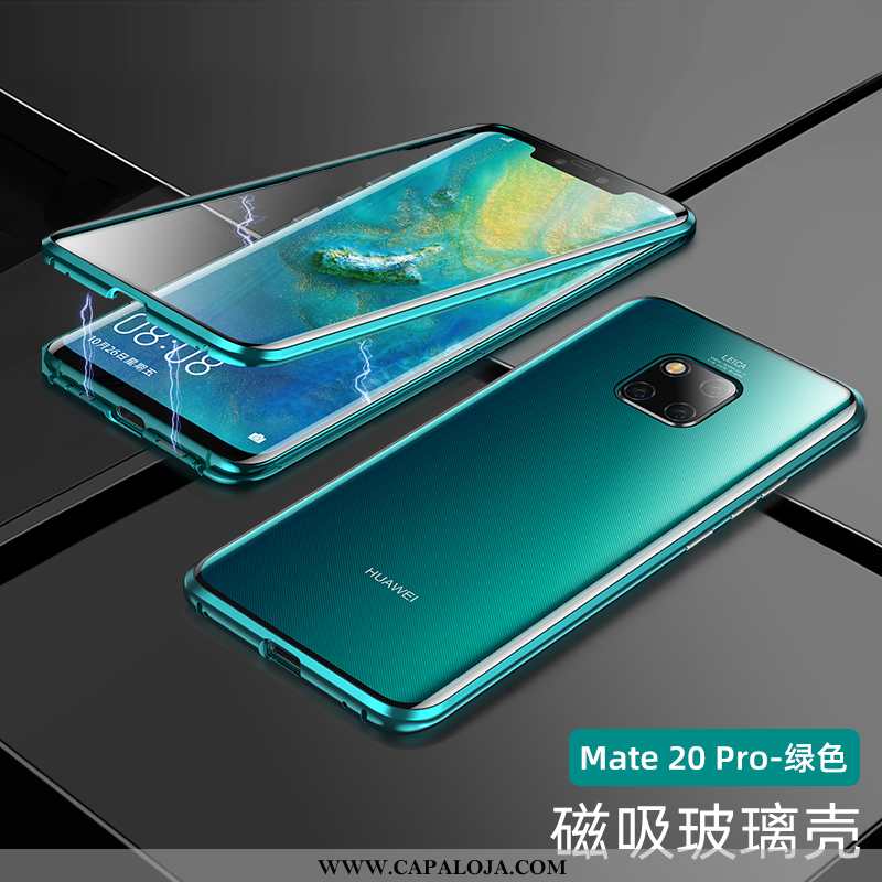 Capas Huawei Mate 20 Pro Protetoras Cases Malha Verde, Capa Huawei Mate 20 Pro Metalica Baratos