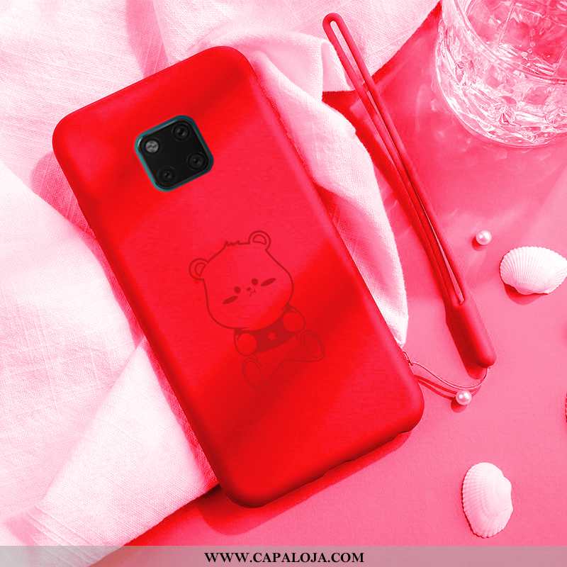 Capas Huawei Mate 20 Pro Protetoras Vermelha Cases Desenho Animado Vermelho, Capa Huawei Mate 20 Pro