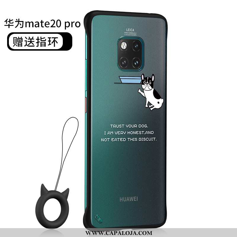 Capas Huawei Mate 20 Pro Silicone Super Desenho Animado Malha Preto, Capa Huawei Mate 20 Pro Clara P