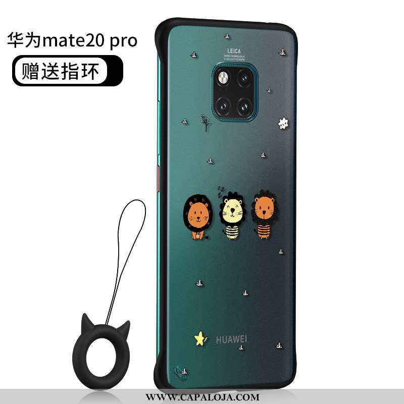 Capas Huawei Mate 20 Pro Silicone Super Desenho Animado Malha Preto, Capa Huawei Mate 20 Pro Clara P