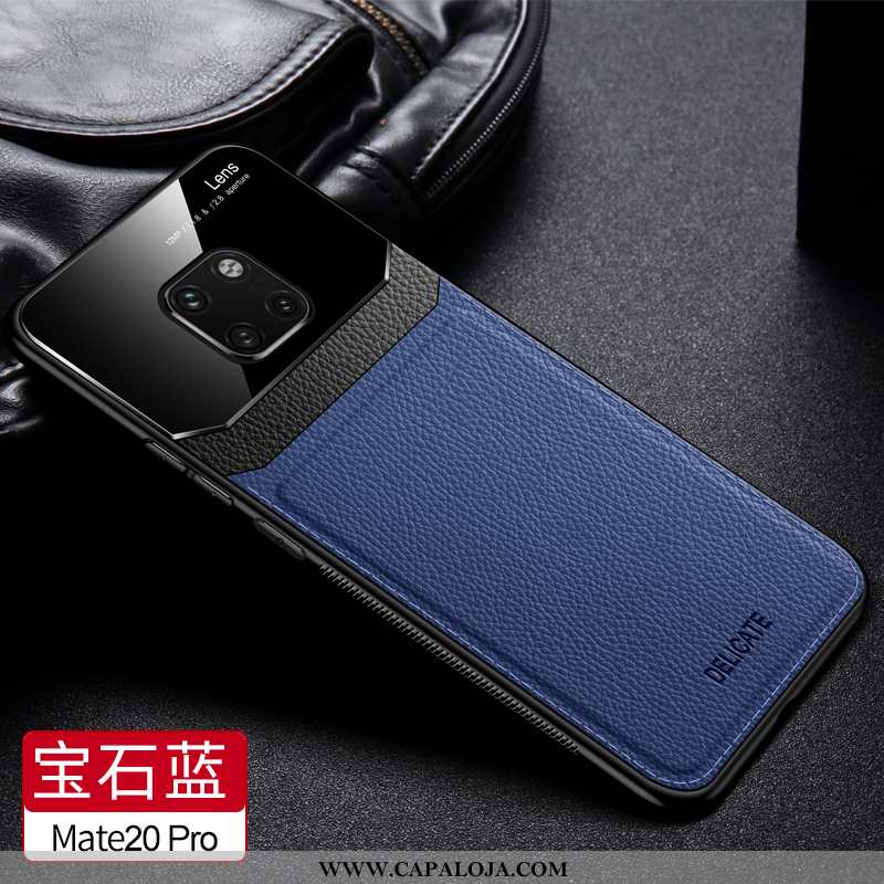 Capas Huawei Mate 20 Pro Soft Business Personalizada Estilosas Azul, Capa Huawei Mate 20 Pro Proteto