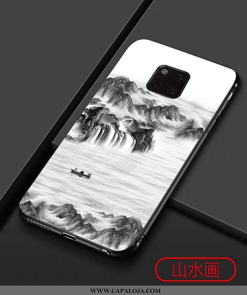 Capas Huawei Mate 20 Pro Tendencia Grande Masculino Telemóvel Branco, Capa Huawei Mate 20 Pro Protet