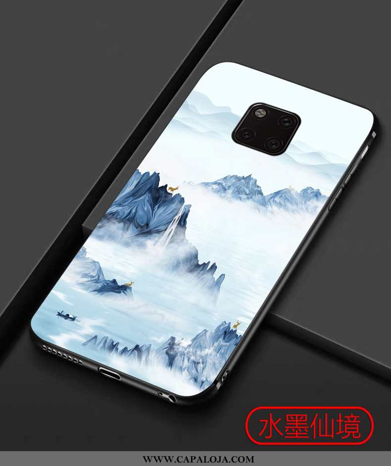 Capas Huawei Mate 20 Pro Tendencia Grande Masculino Telemóvel Branco, Capa Huawei Mate 20 Pro Protet