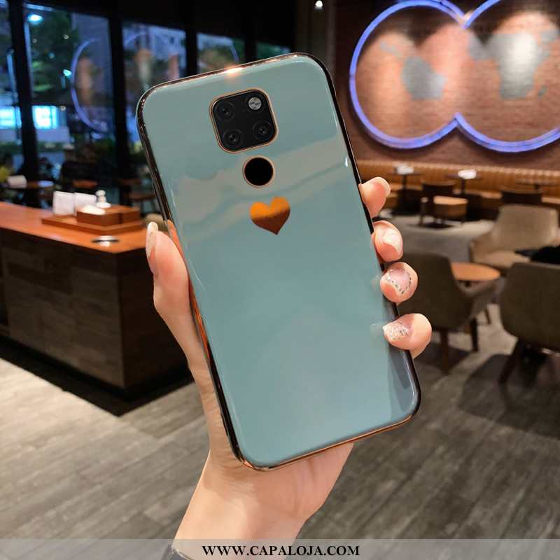 Capas Huawei Mate 20 Protetoras Desenho Animado Aço Completa Azul, Capa Huawei Mate 20 Silicone Bara