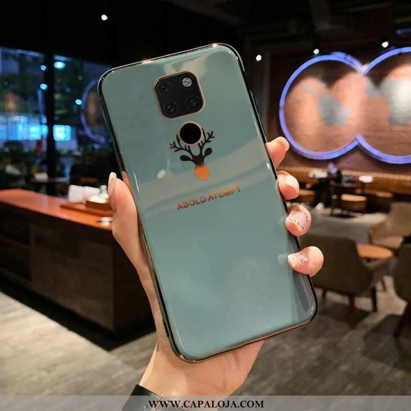 Capas Huawei Mate 20 Protetoras Desenho Animado Aço Completa Azul, Capa Huawei Mate 20 Silicone Bara