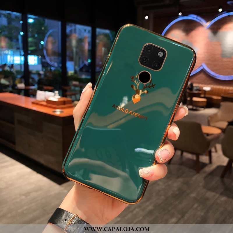 Capas Huawei Mate 20 Protetoras Desenho Animado Aço Completa Azul, Capa Huawei Mate 20 Silicone Bara