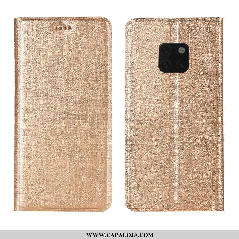 Capas Huawei Mate 20 Rs Couro Dourado Cases, Capa Huawei Mate 20 Rs Medi Promoção