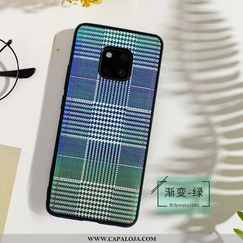 Capas Huawei Mate 20 Rs Couro Legitimo Tendencia De Grau Antiqueda Azul, Capa Huawei Mate 20 Rs Slim