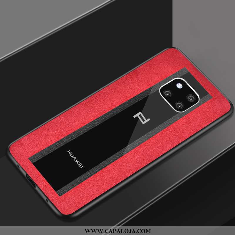 Capas Huawei Mate 20 Rs Pele Cases Telemóvel Antiqueda Vermelho, Capa Huawei Mate 20 Rs Protetoras B