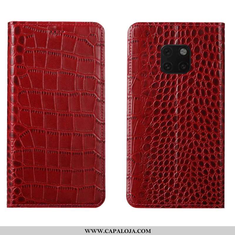 Capas Huawei Mate 20 Rs Protetoras Couro Telemóvel Antiqueda Vermelho, Capa Huawei Mate 20 Rs Couro 