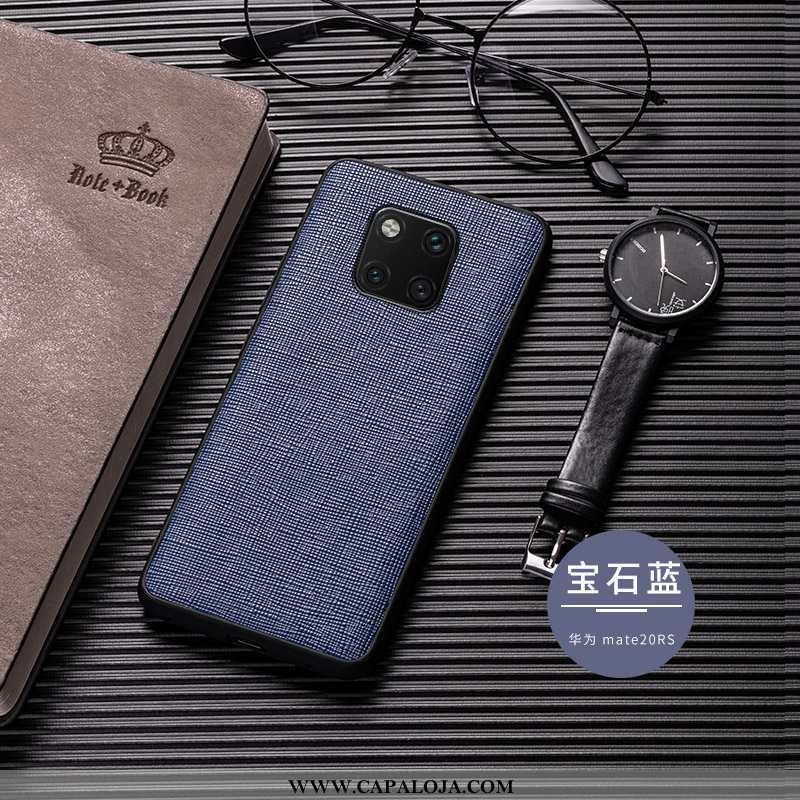 Capas Huawei Mate 20 Rs Soft Preto Couro, Capa Huawei Mate 20 Rs Super Baratas