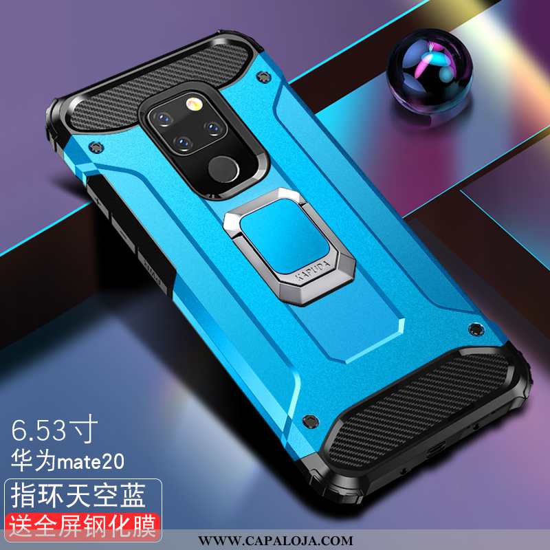 Capas Huawei Mate 20 Silicone Completa Cases Antiqueda Preto, Capa Huawei Mate 20 Fosco Baratas