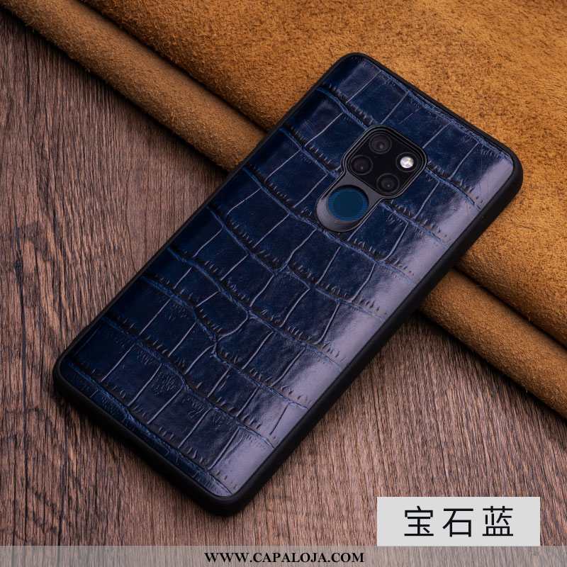 Capas Huawei Mate 20 X Luxo Preto Couro, Capa Huawei Mate 20 X Couro Genuíno Venda