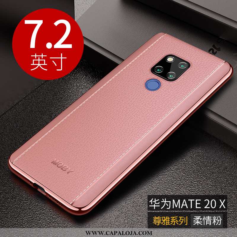 Capas Huawei Mate 20 X Personalizada Feminino Cases Protetoras Rosa, Capa Huawei Mate 20 X Criativas