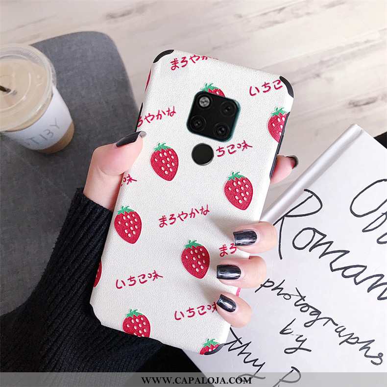 Capas Huawei Mate 20 X Protetoras Antiqueda Fofas Vermelha Branco, Capa Huawei Mate 20 X Silicone On