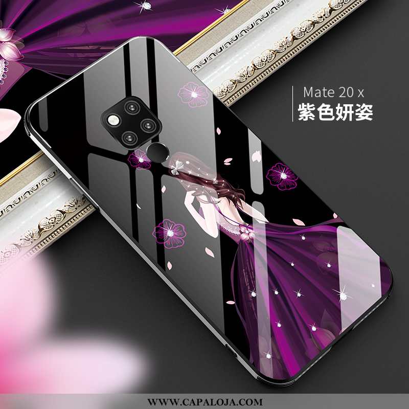 Capas Huawei Mate 20 X Super Personalizada Vermelha Nova Roxo, Capa Huawei Mate 20 X Vidro Baratas