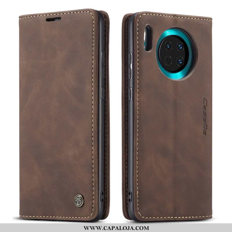 Capas Huawei Mate 30 Couro Legitimo Cover Marrom Telemóvel Castanho, Capa Huawei Mate 30 Couro Onlin