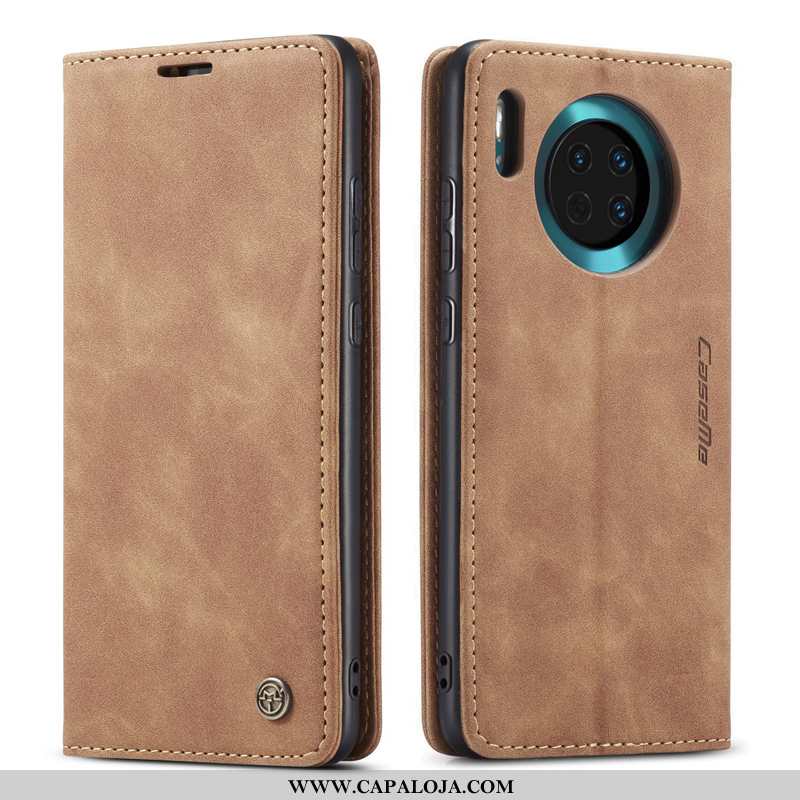 Capas Huawei Mate 30 Couro Legitimo Cover Marrom Telemóvel Castanho, Capa Huawei Mate 30 Couro Onlin