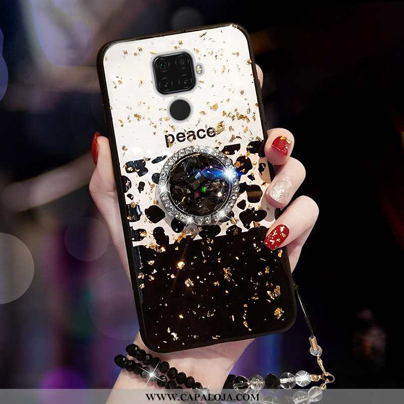 Capas Huawei Mate 30 Lite Personalizada Preto Protetoras Leopardo, Capa Huawei Mate 30 Lite Soft Bar