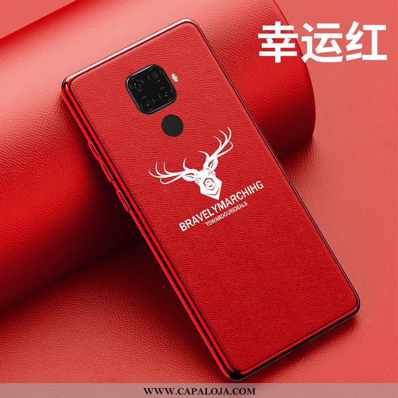 Capas Huawei Mate 30 Lite Protetoras Couro Antiqueda Feminino Laranja, Capa Huawei Mate 30 Lite Esti