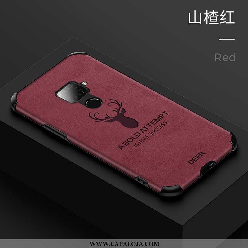 Capas Huawei Mate 30 Lite Tendencia Feminino Antiqueda Slim Vermelho, Capa Huawei Mate 30 Lite Soft 