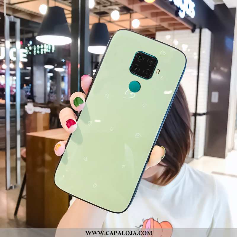 Capas Huawei Mate 30 Lite Vidro Rosa Criativas Frente, Capa Huawei Mate 30 Lite Personalizado Barato