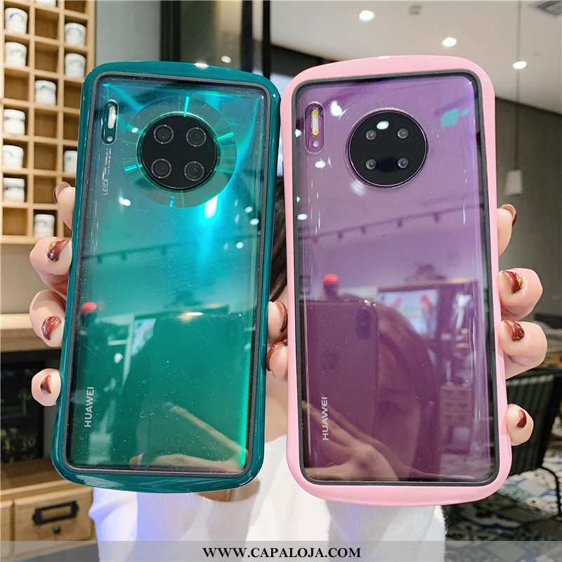 Capas Huawei Mate 30 Pro Clara Casal Cor De Contraste Rosa, Capa Huawei Mate 30 Pro Criativas Venda