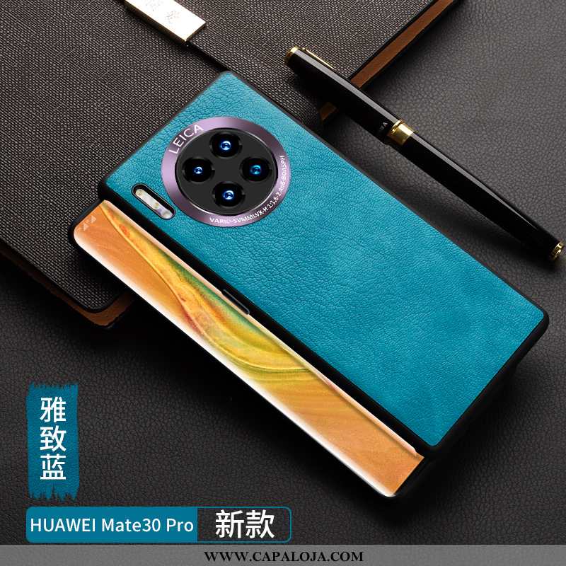 Capas Huawei Mate 30 Pro Couro De Grau Completa Laranja, Capa Huawei Mate 30 Pro Protetoras Barato