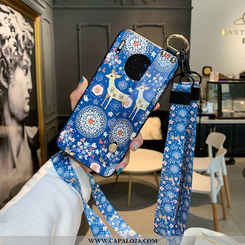 Capas Huawei Mate 30 Pro Criativas Super Telemóvel Digital Azul, Capa Huawei Mate 30 Pro Slim Promoç