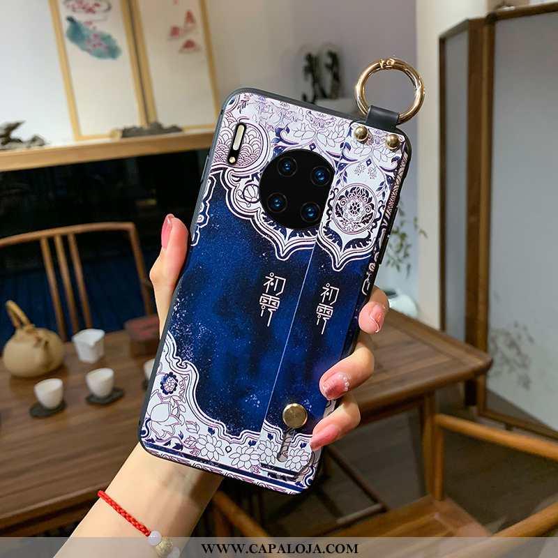 Capas Huawei Mate 30 Pro Criativas Super Telemóvel Digital Azul, Capa Huawei Mate 30 Pro Slim Promoç