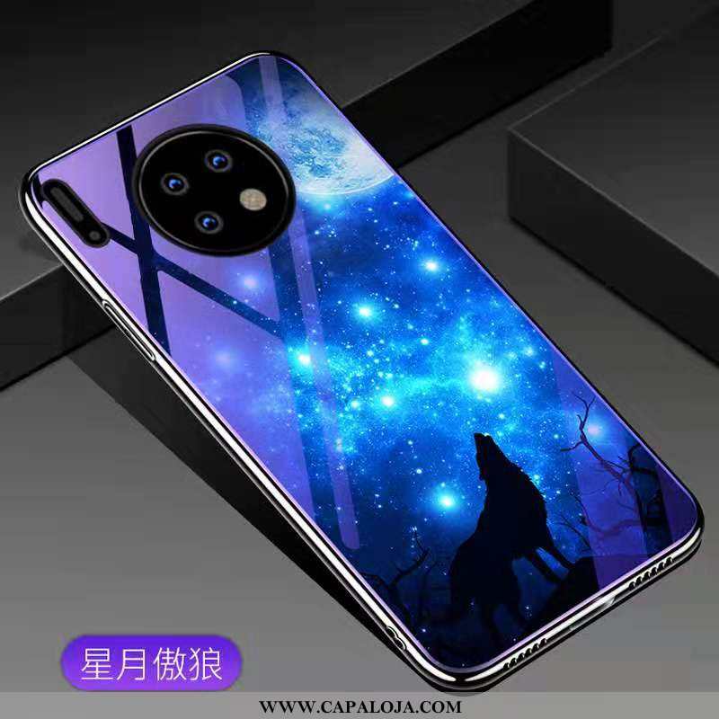 Capas Huawei Mate 30 Pro Moda Antiqueda Tendencia Roxo, Capa Huawei Mate 30 Pro Personalizada Barato