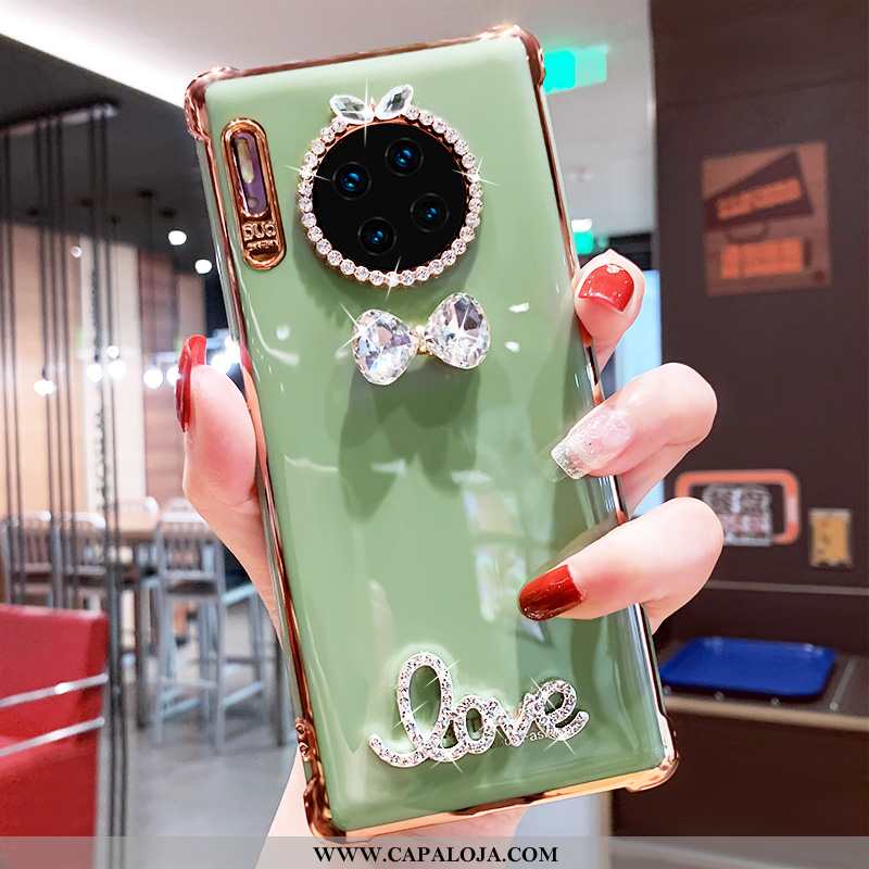 Capas Huawei Mate 30 Pro Protetoras Soft Luxo Cases Azul, Capa Huawei Mate 30 Pro Strass Baratas