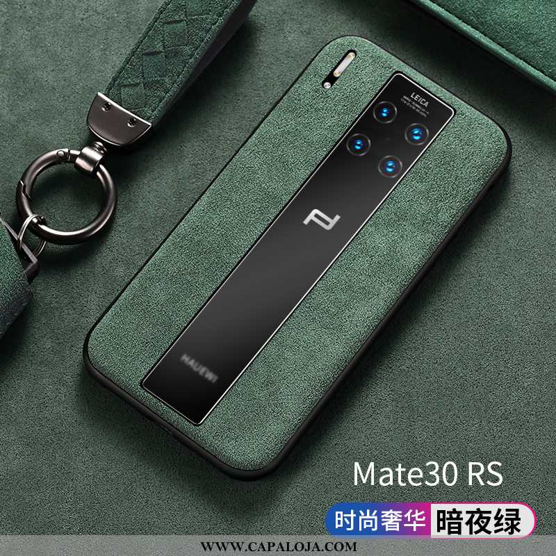 Capas Huawei Mate 30 Rs Casaco De Pele Preto Desenho Telemóvel, Capa Huawei Mate 30 Rs Protetoras Pr