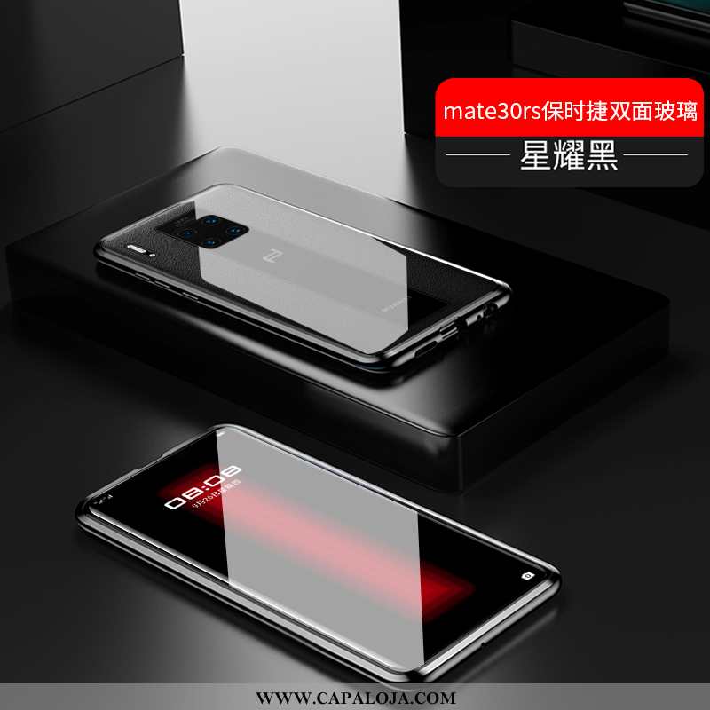 Capas Huawei Mate 30 Rs Transparente Vermelha Masculino De Grau Vermelho, Capa Huawei Mate 30 Rs Met