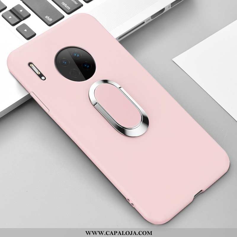 Capas Huawei Mate 30 Silicone Suporte Completa Casal Rosa, Capa Huawei Mate 30 Protetoras Baratas