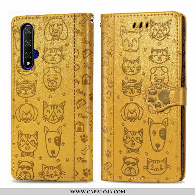 Capas Huawei Nova 5t Desenho Animado Telemóvel Feminino Roxa Roxo, Capa Huawei Nova 5t Bonitos Barat