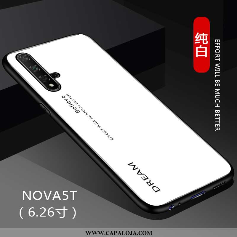 Capas Huawei Nova 5t Protetoras Lisas Slim Preto, Capa Huawei Nova 5t Vidro Venda