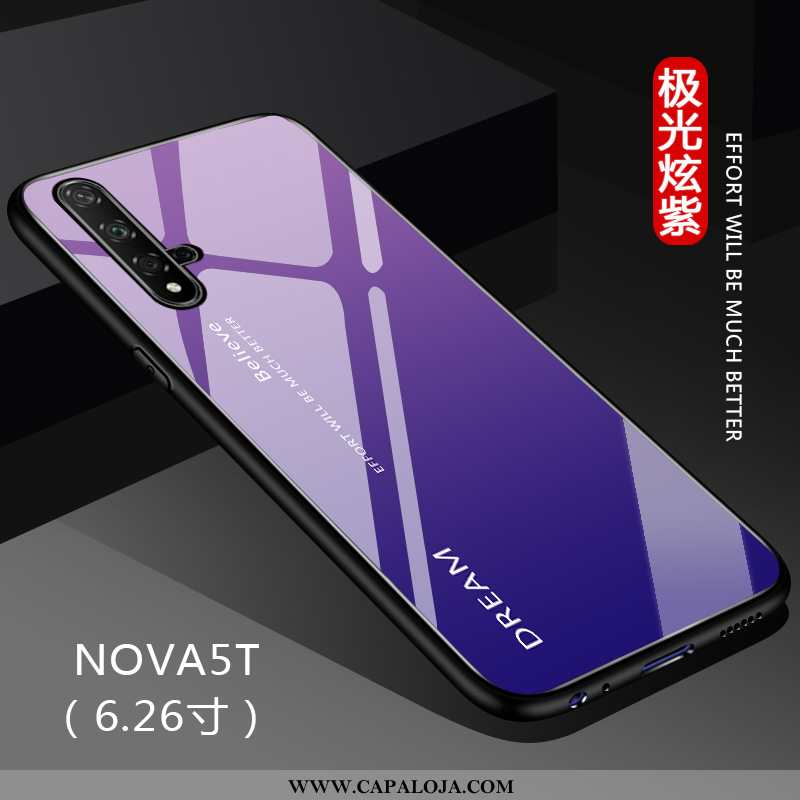 Capas Huawei Nova 5t Protetoras Lisas Slim Preto, Capa Huawei Nova 5t Vidro Venda