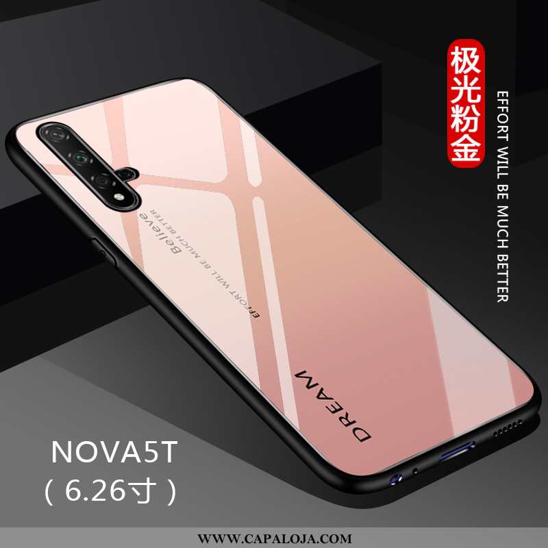 Capas Huawei Nova 5t Protetoras Lisas Slim Preto, Capa Huawei Nova 5t Vidro Venda